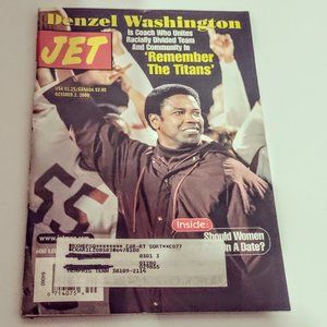 Jet Magazine October 2, 2000 Denzel Washington The Titans